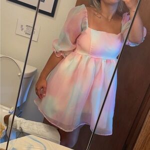 Pastel Puffy Dress